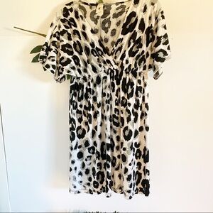 Needle & Thread Women's Blotch Print Dress or Beach coverup!  Small